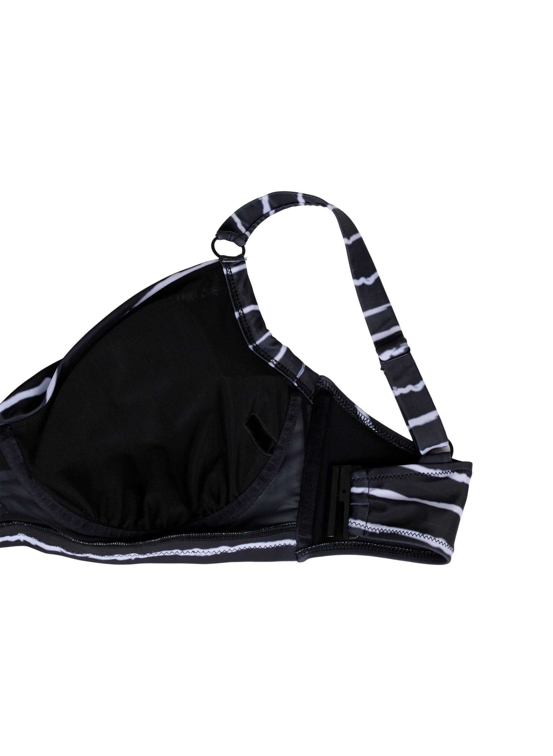 Printet bikini bh med bøjle