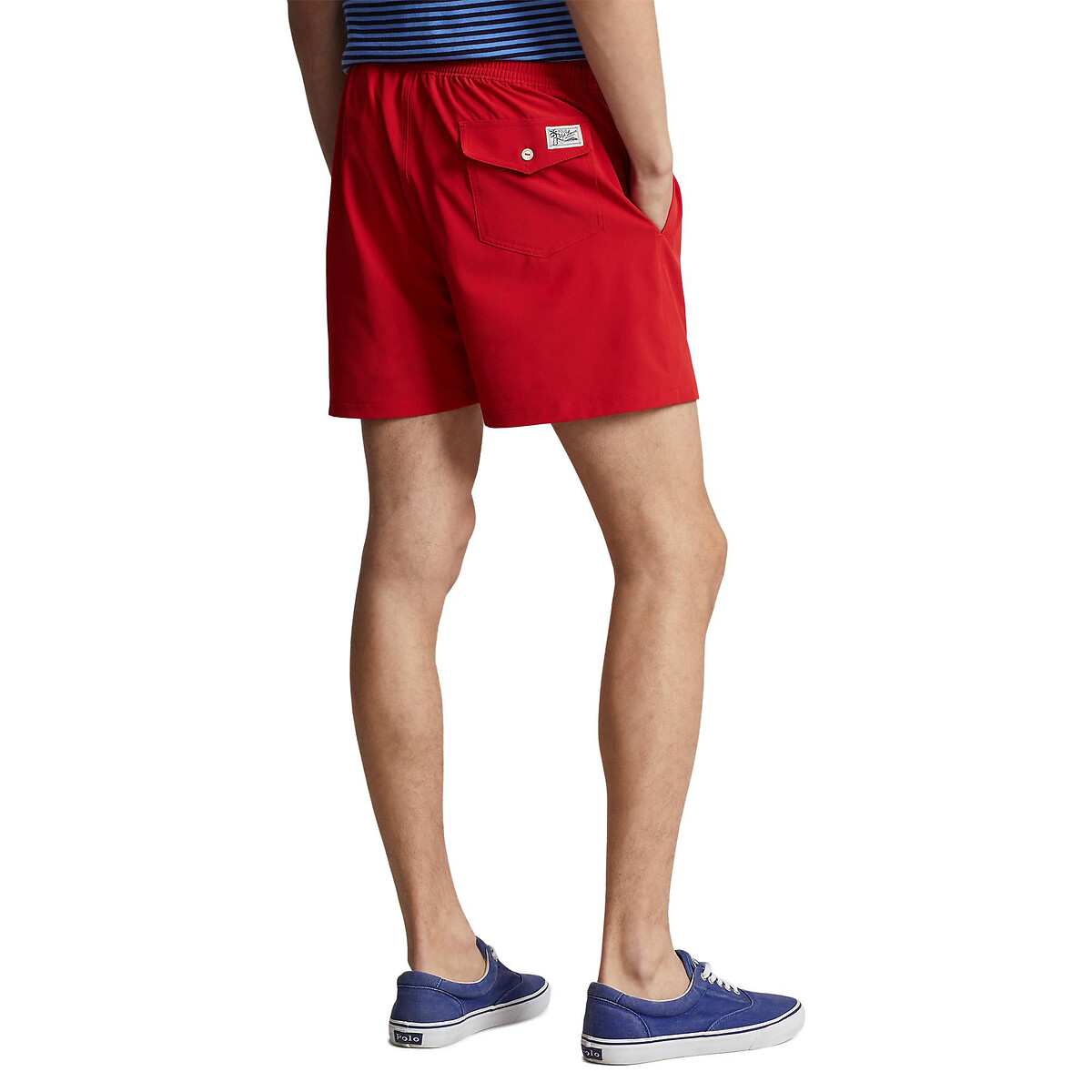 POLO RALPH LAUREN<br>Calções de banho lisos