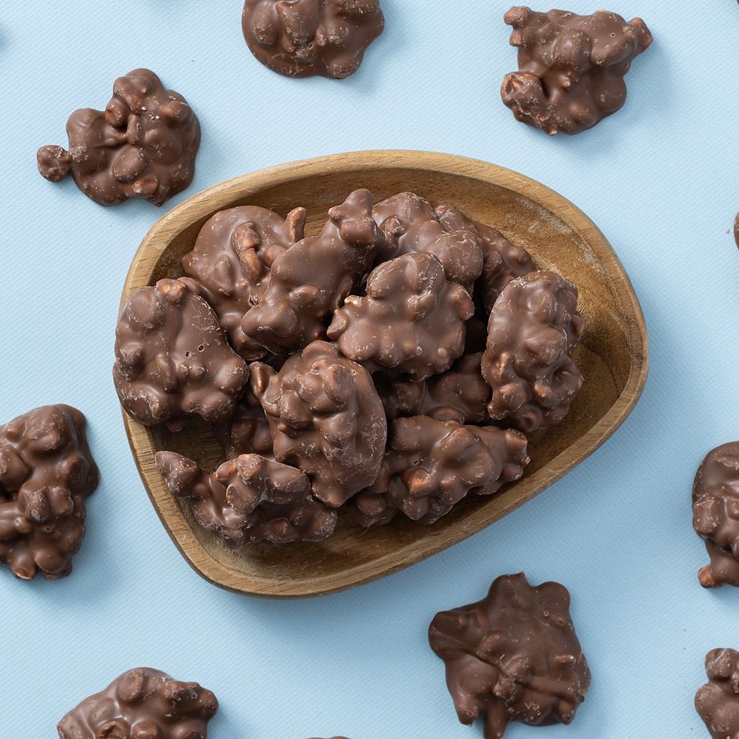 Ambachtelijke rocky road rotsjes melk