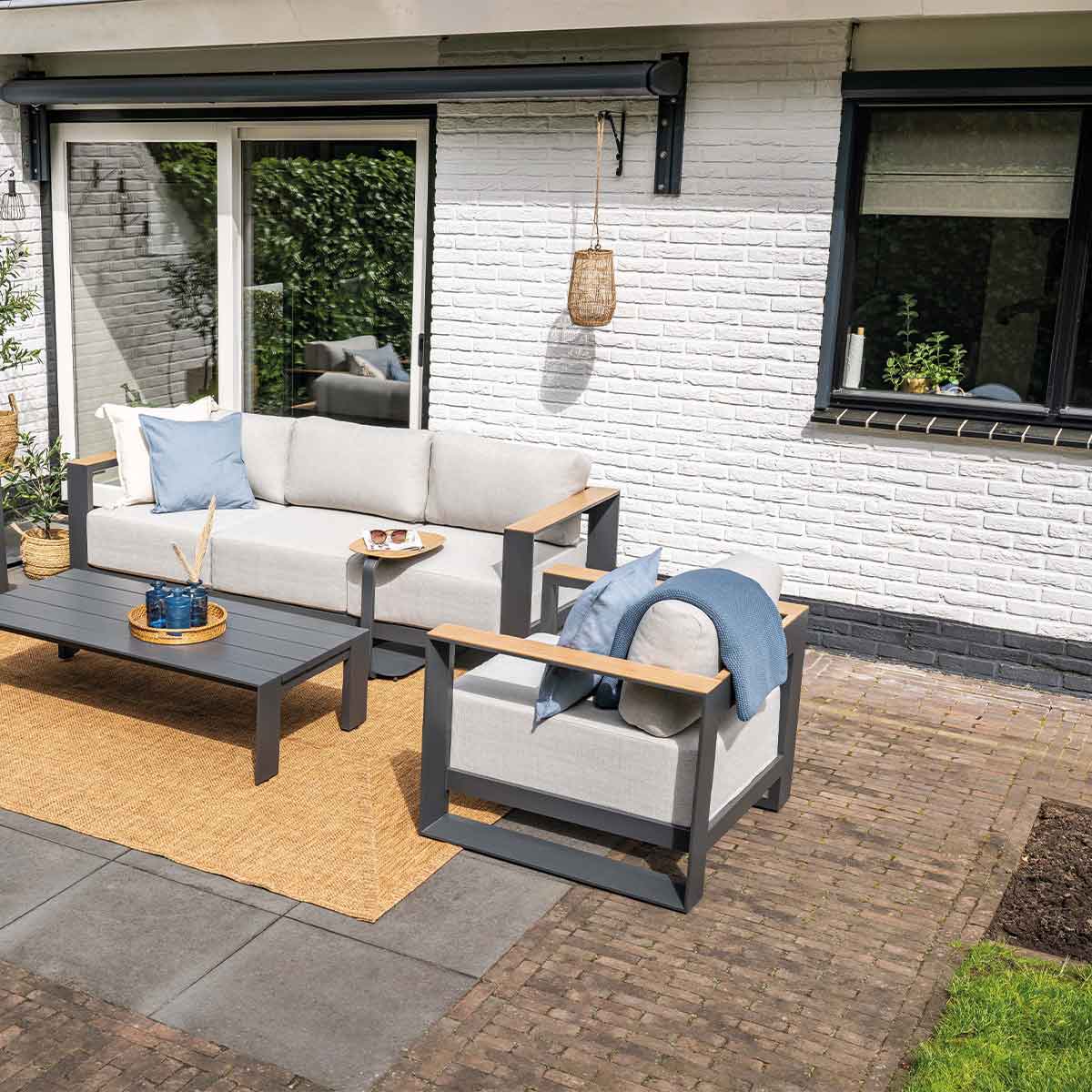 Garden Impressions Levanto lounge fauteuil - valley sand