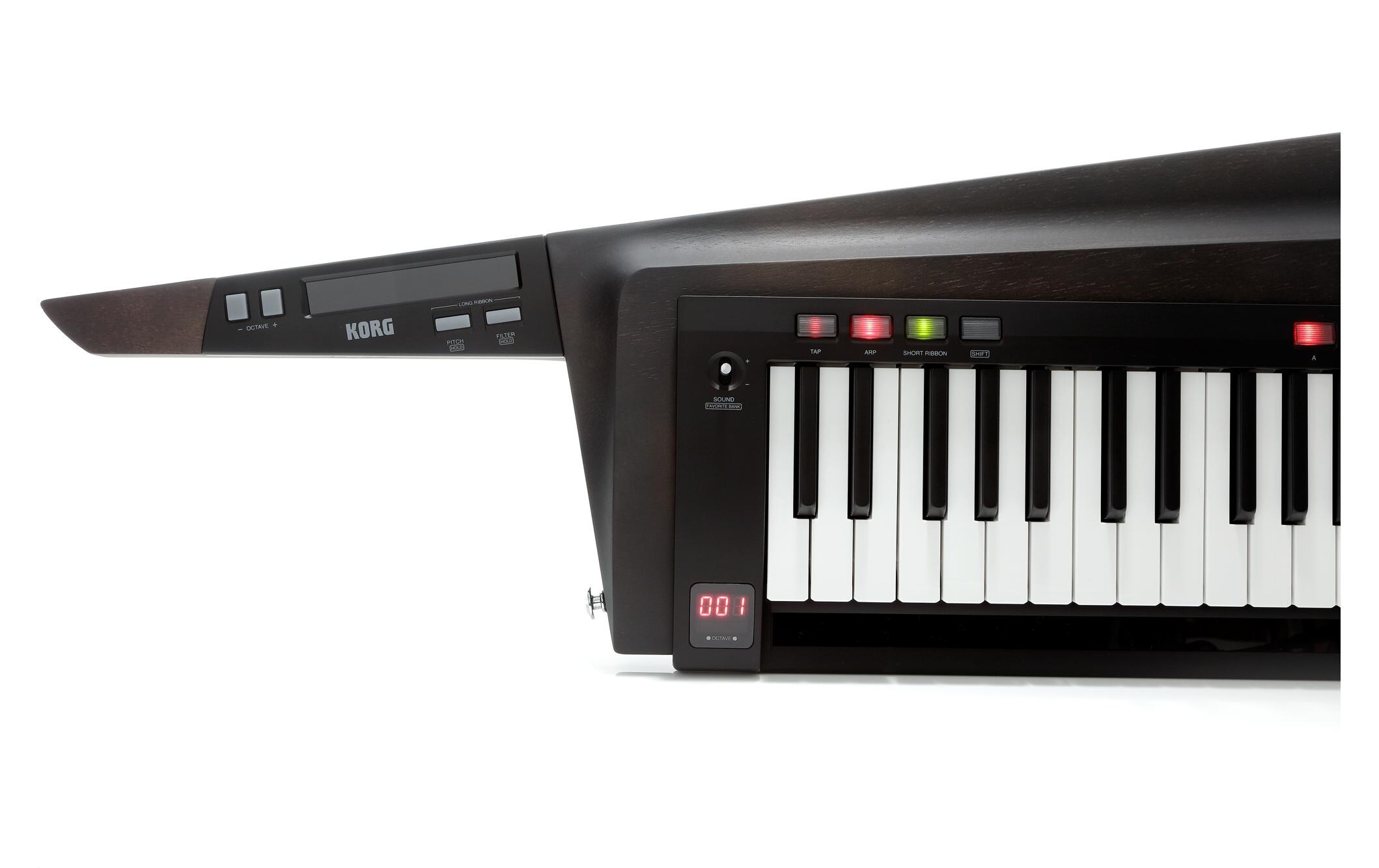 Keytar RK-100S 2 – Schwarz<br>Umhängekeyboard mit ergonomischem Design