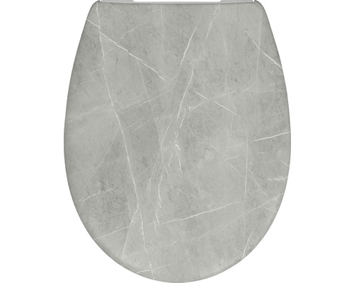 form&style Java toiletzitting, steenlook, eenvoudig afneembaar met soft-close mechanisme