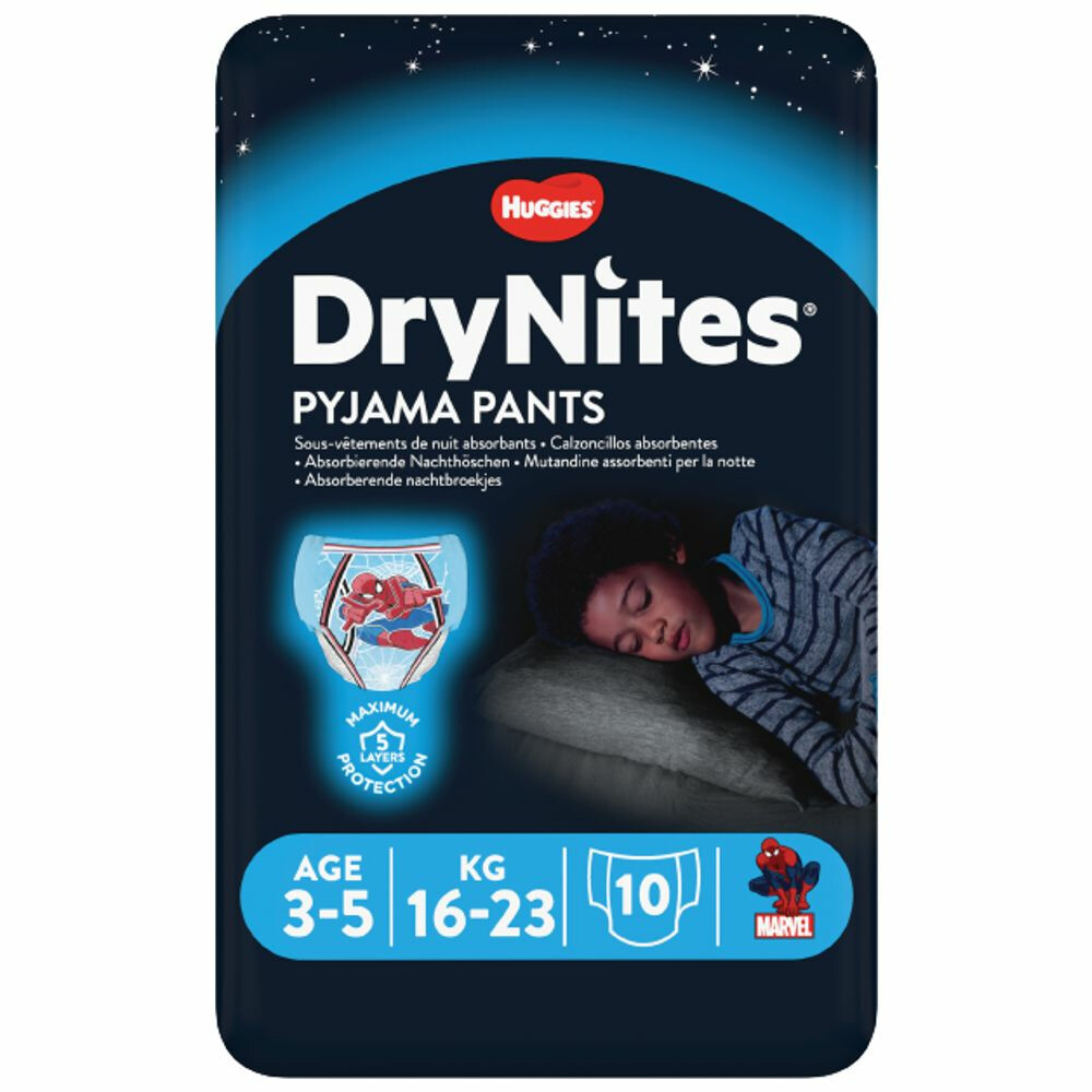 DryNites Absorberende Luierbroekjes Boy 3-5 jaar10 stuks