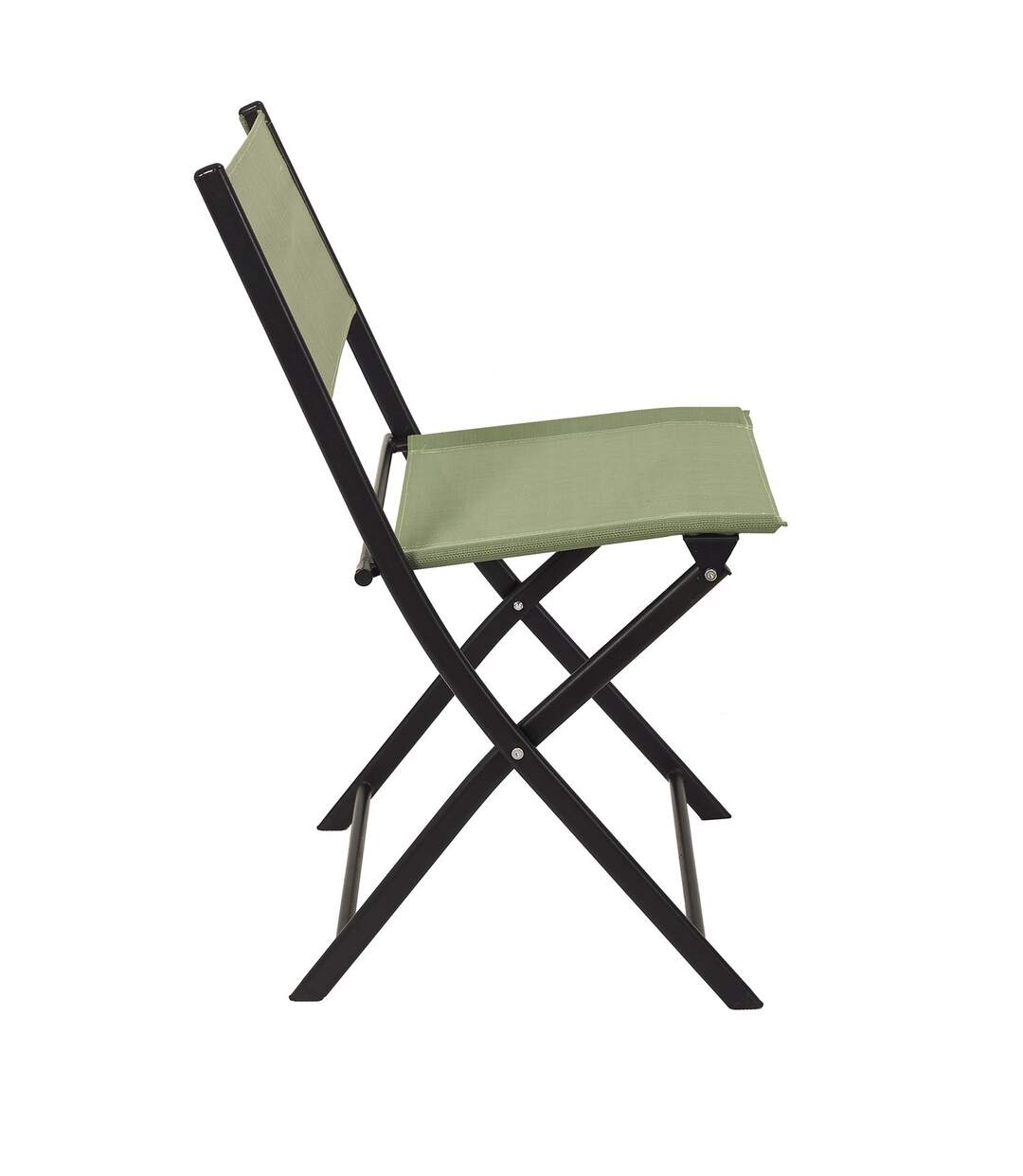 Lot de 4 Chaises pliantes pliante d'extérieur Elba - Vert