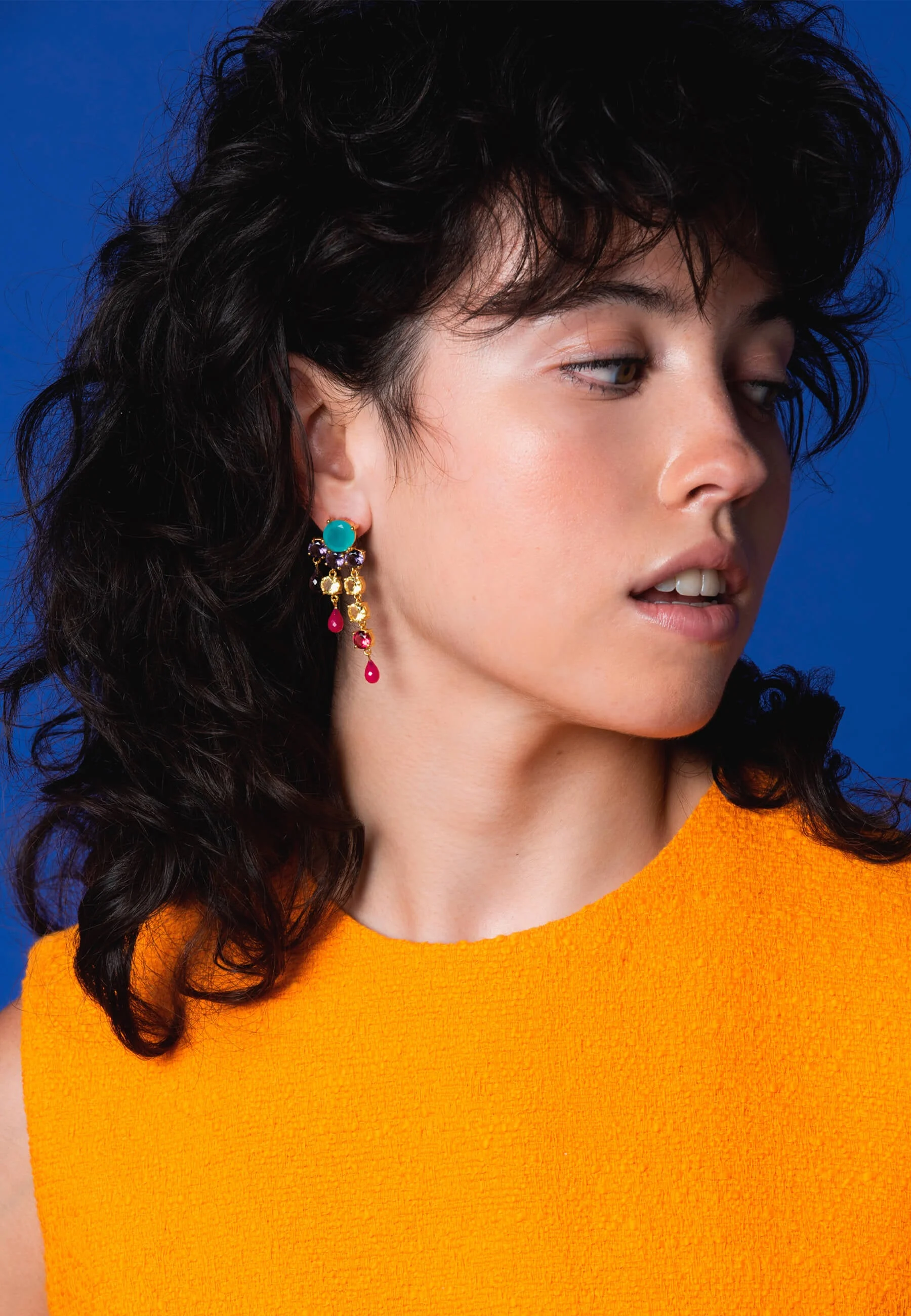 ADORATION - Boucles d'oreilles en pierres naturelles | Rose