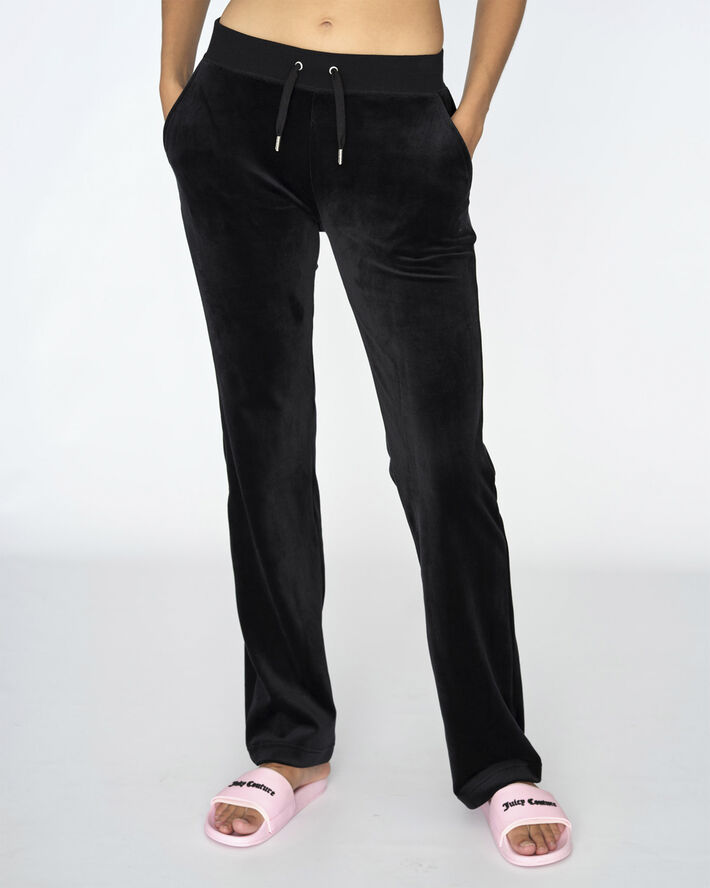 Juicy Couture Del Ray Diamante Track Pant Black
