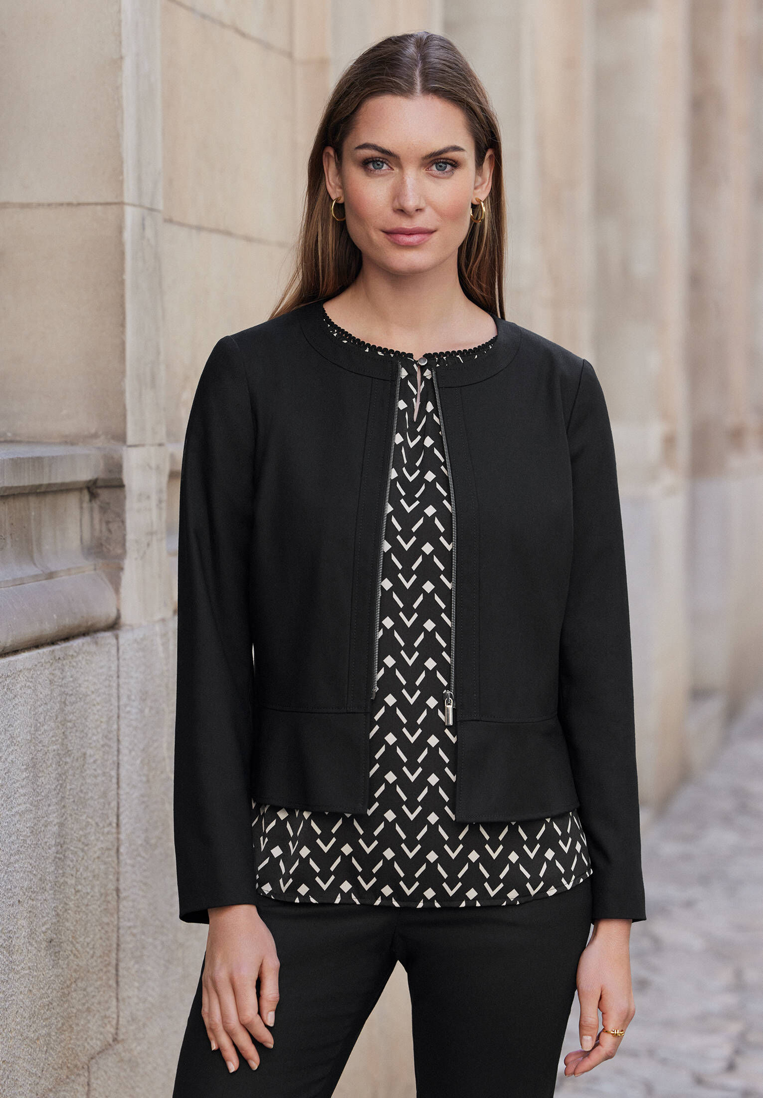 Betty Barclay| Damen Kurzblazer mit Reißverschluss