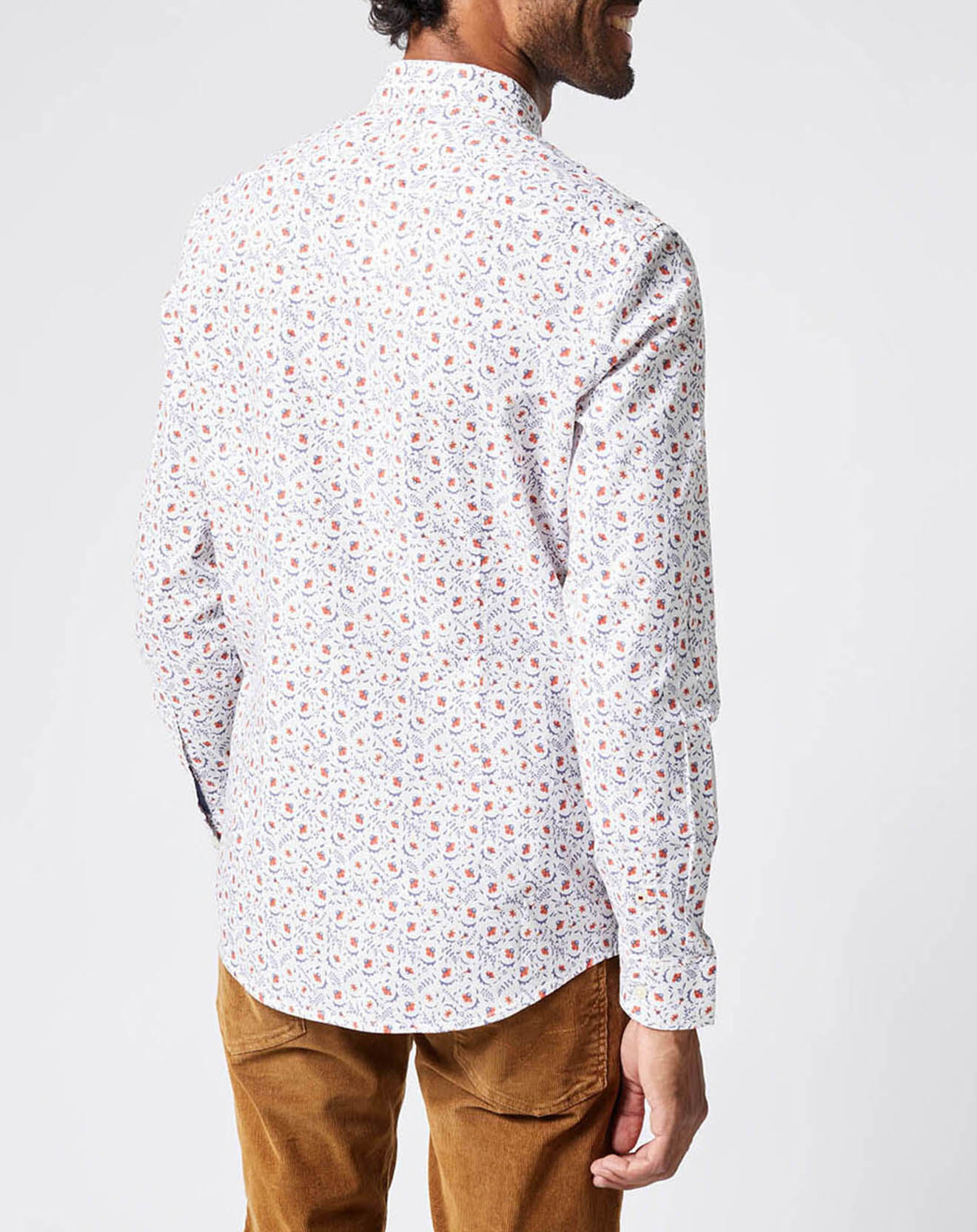 Pepe Jeans Chemise Berkeley imprimé fleurs blanche