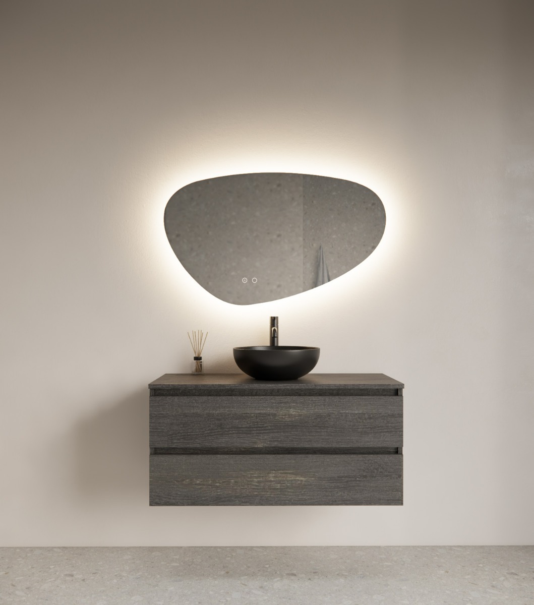Gliss Design Trendy spiegel met LED-verlichting 90cm