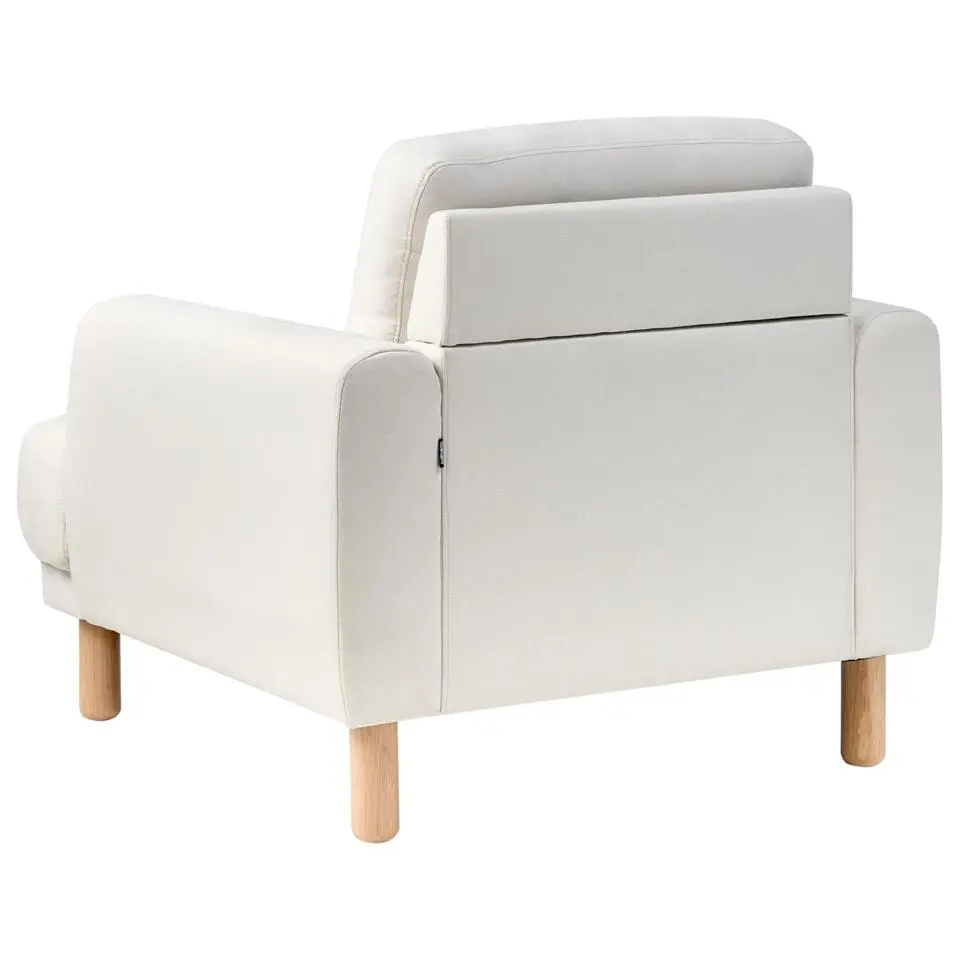 TUVE - Fauteuil - Off-white - Polyester
