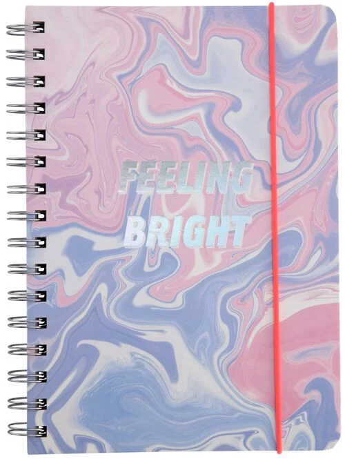 carnet à spirale A5 ligné tie dye
