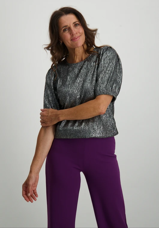Tramontana Blouse Fancy Crinkle Q18-13-401
