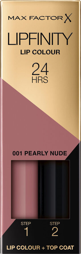 Max Factor Max Factor Lipfinity 2-step Long Lasting Lipstick, 001 Pearly Nude, 2.