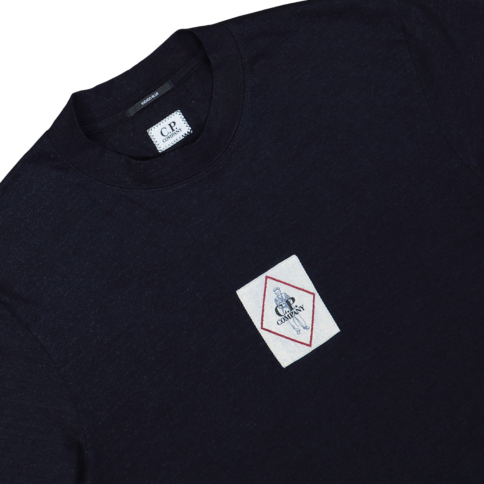 C.P. Company<br>Indigo Jersey Logo T-Shirt