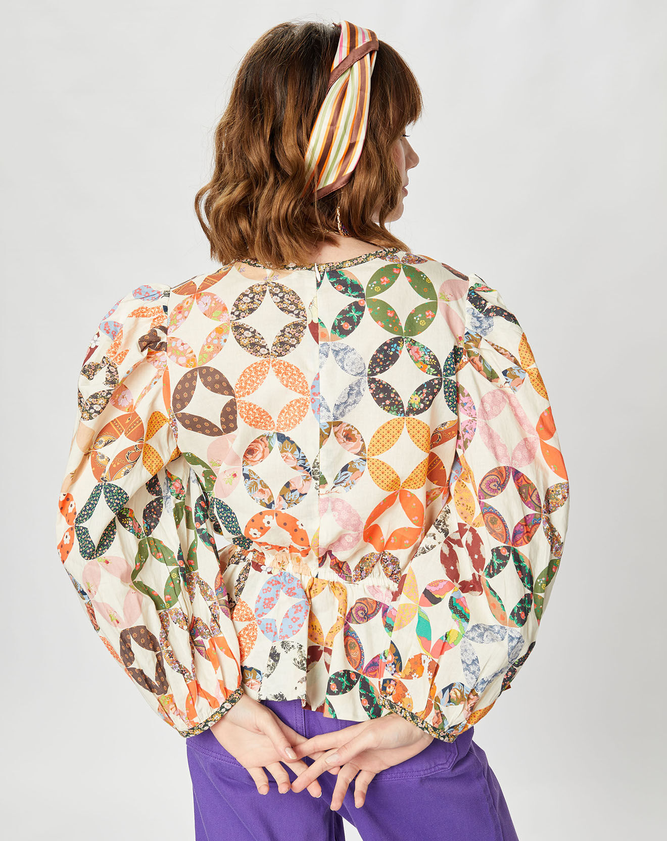 Manoush Blouse Patchwork 70 écrue