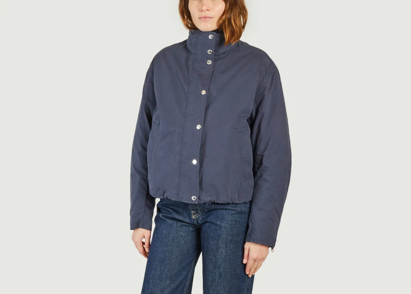 Blouson col montant avec veste intérieure détachable River Samsoe Samsoe