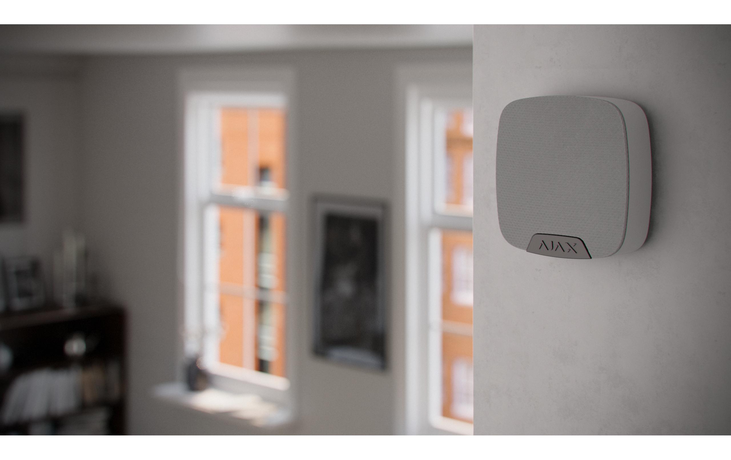 Baseline HomeSiren Jeweller WeissKabellose Sirene mit LED-Anschluss