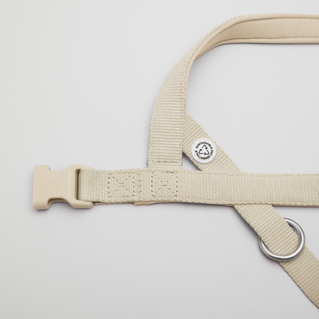Barkalot Hundegeschirr-Spazierset beige S
