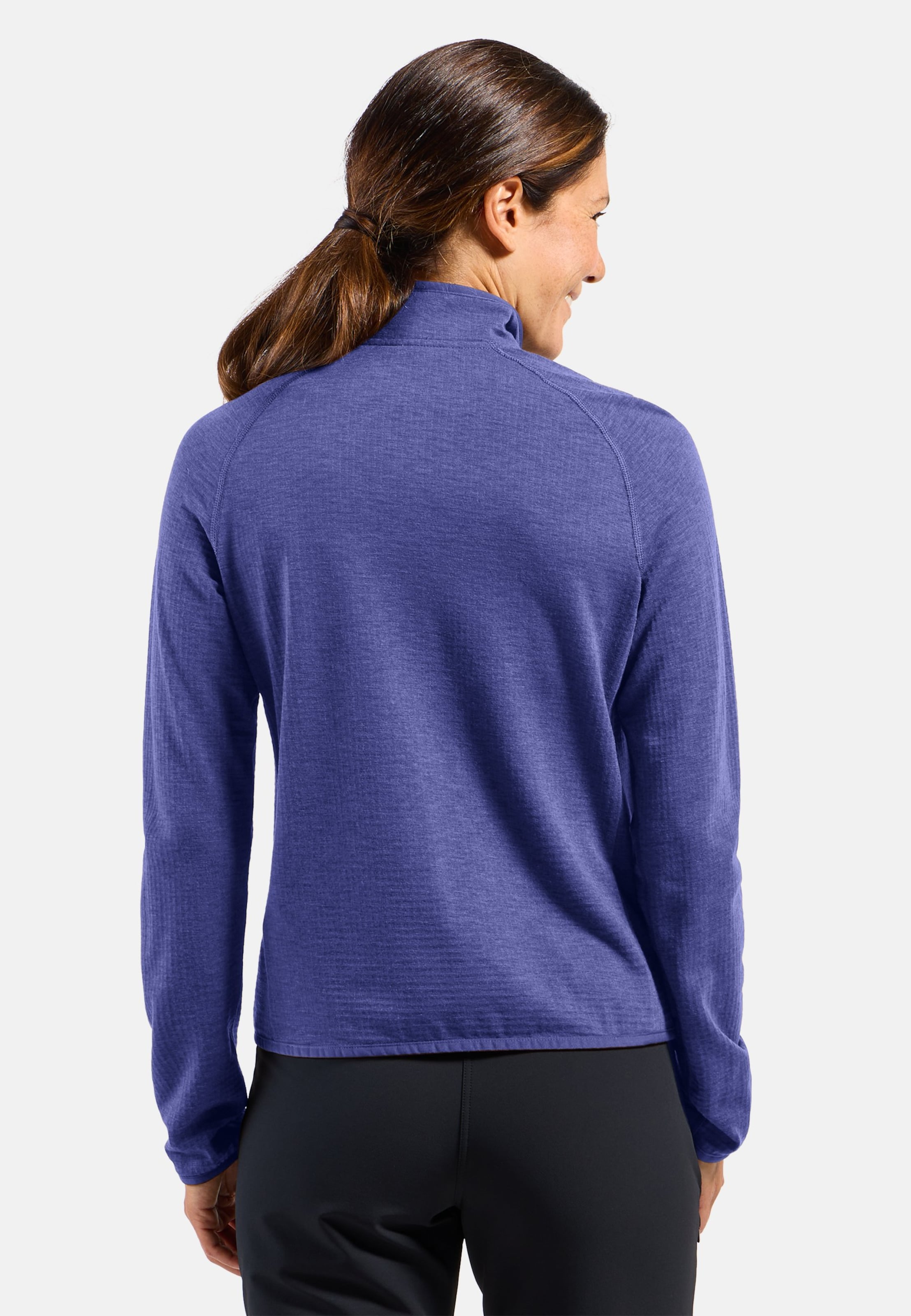 Ascent Mid Layer mit Halbreissverschluss in Skipper Blue