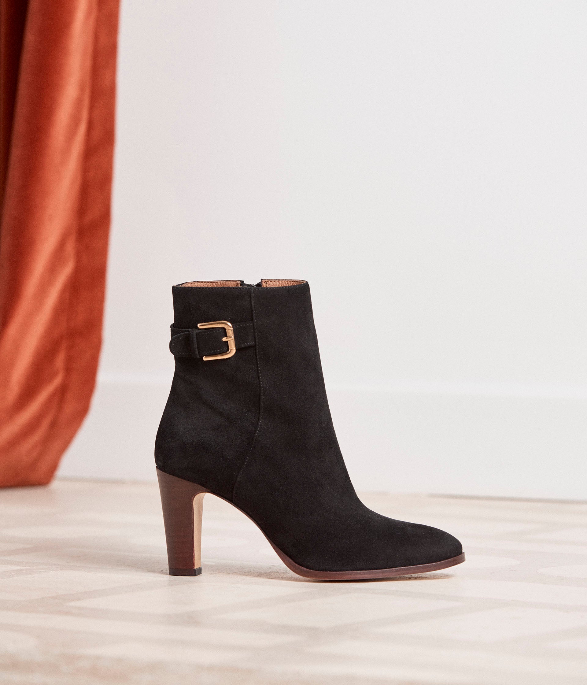 Bottines noires Castille