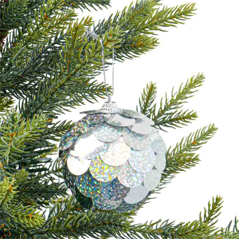 Boule pastilles 'Douces Rêveries' argent