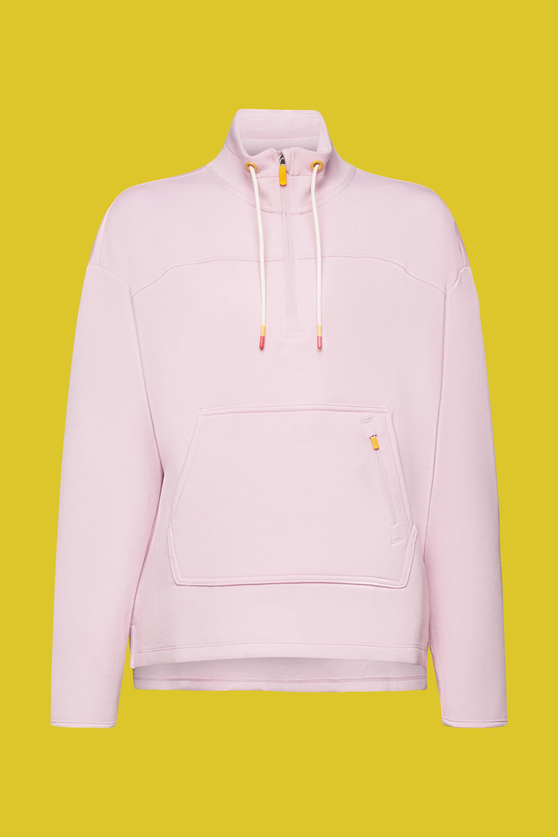 Sweat-shirt zippé, LENZING™ ECOVERO™