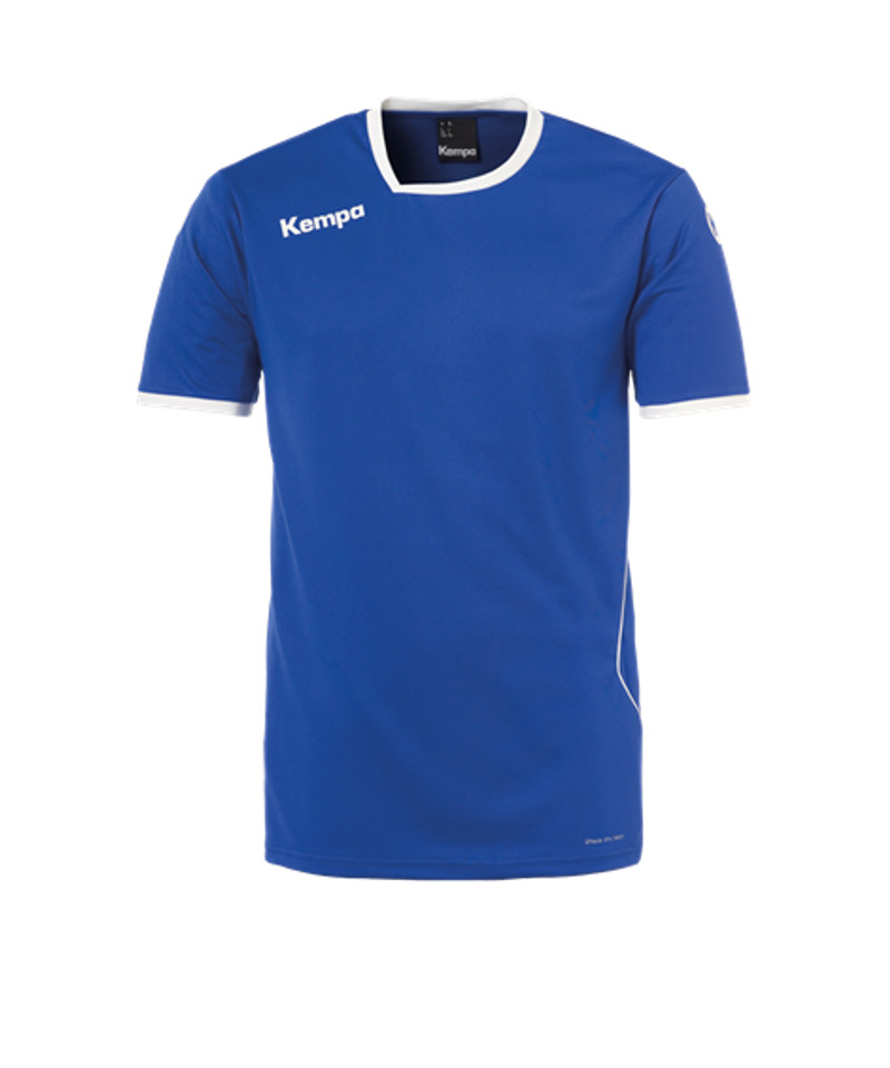 Kempa Curve Trikot T-Shirt Blau Weiss F06