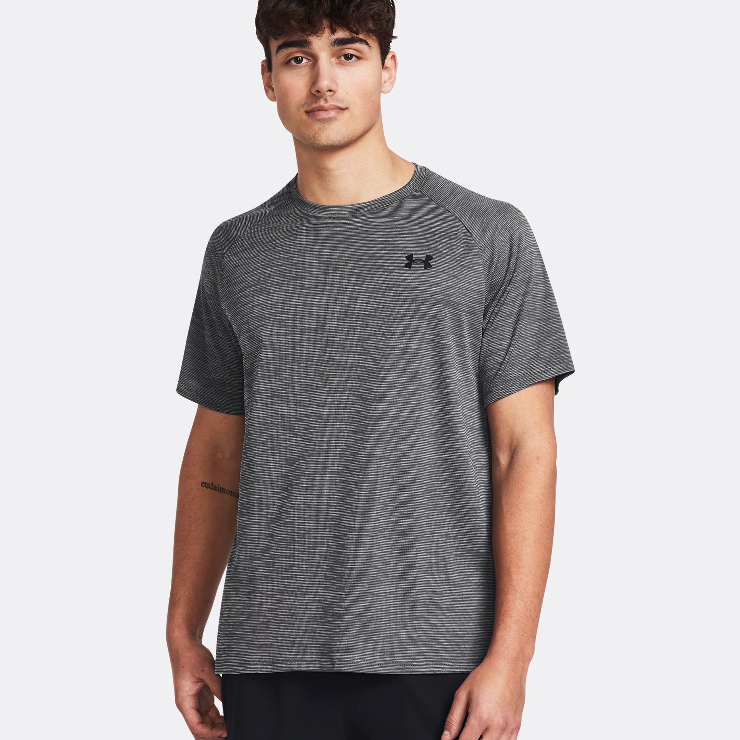 Under Armour Tech Textured T-shirt Hommes - Gris