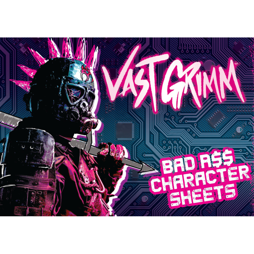 Vast Grimm - Character Sheet Tear Pad