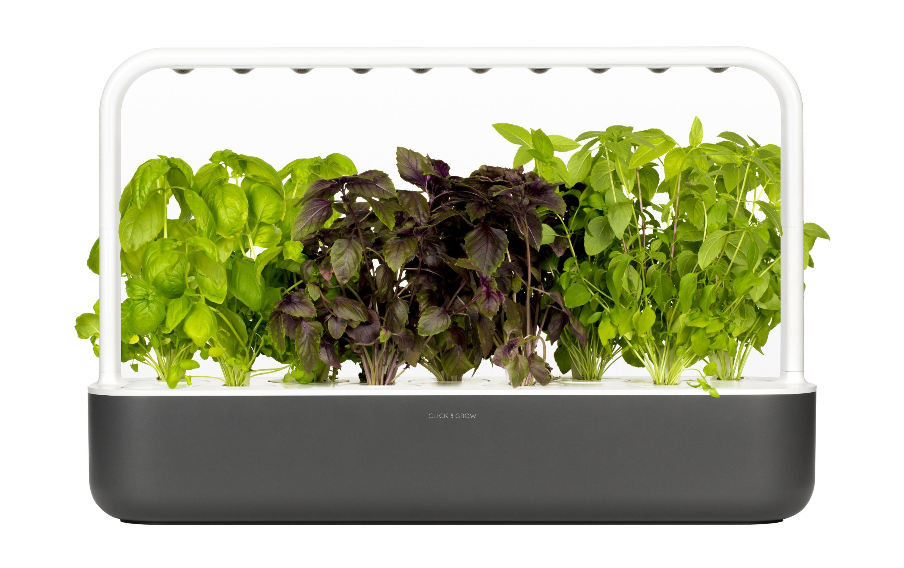Kräutertopf Smart Garden 9 Dunkelgrau<br>Intelligentes Pflanzengefäss