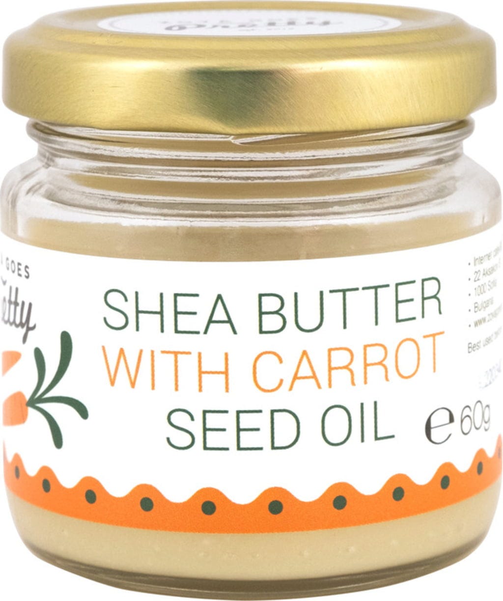 Zoya goes pretty  Shea Butter With Carrot Seed Oil, 60 g