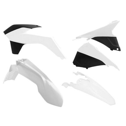 Kit plastiques R-tech KTM Blanc - Blanc