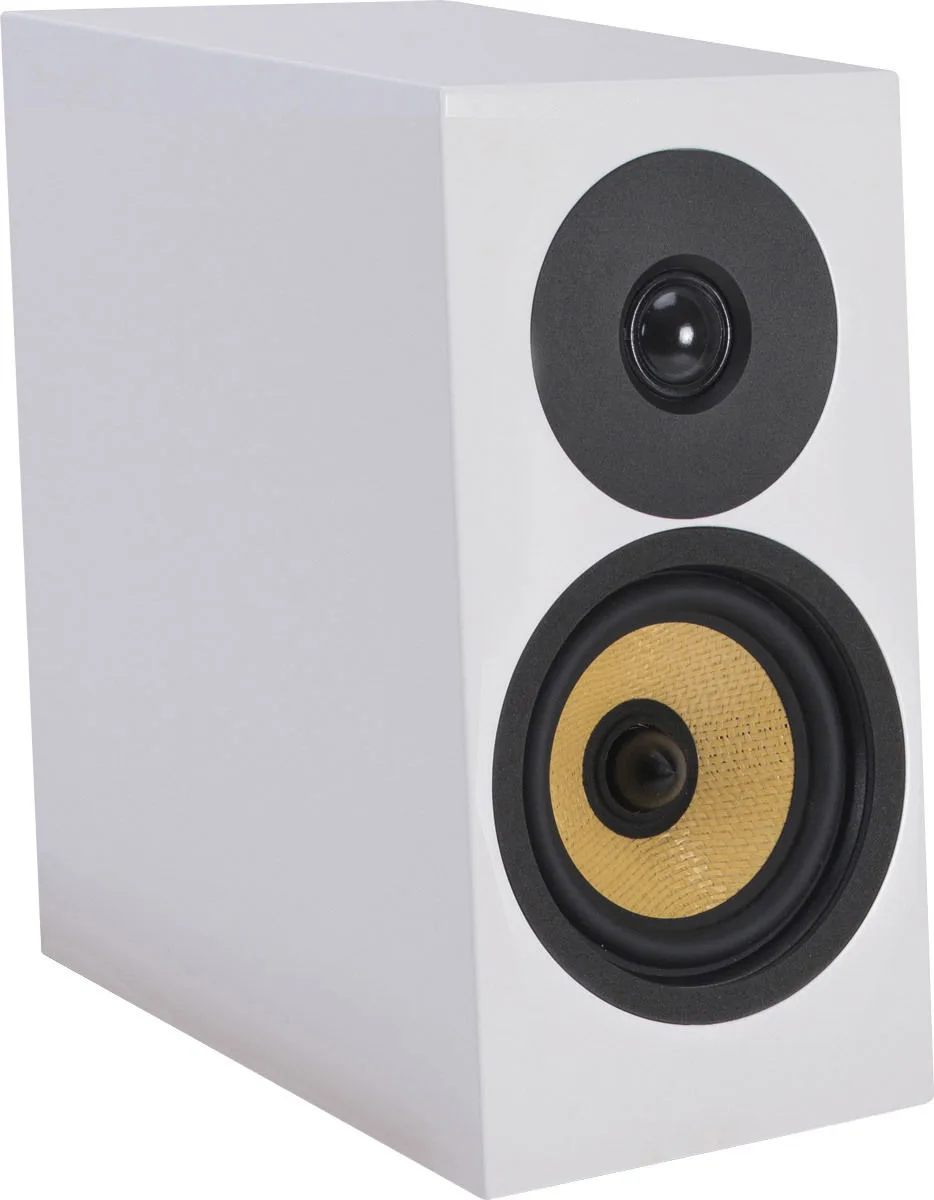 Davis Acoustics Courbet N°3 Blanc Satiné (la paire) Enceintes bibliothèque