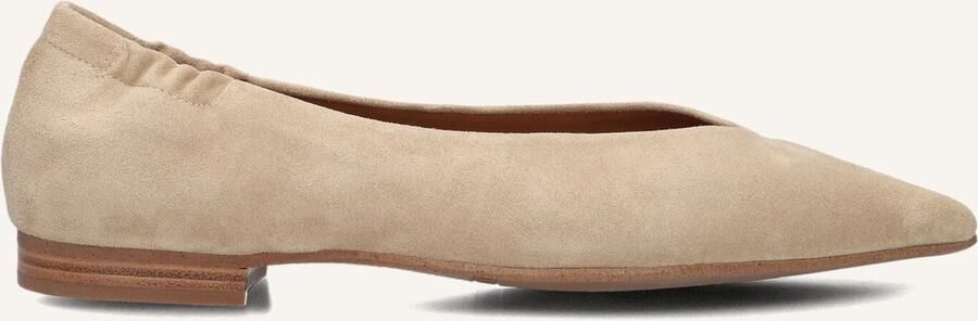 BILLI BI Ballerina Dames A8024 Maat: 42 Materiaal: Suède Kleur: Beige