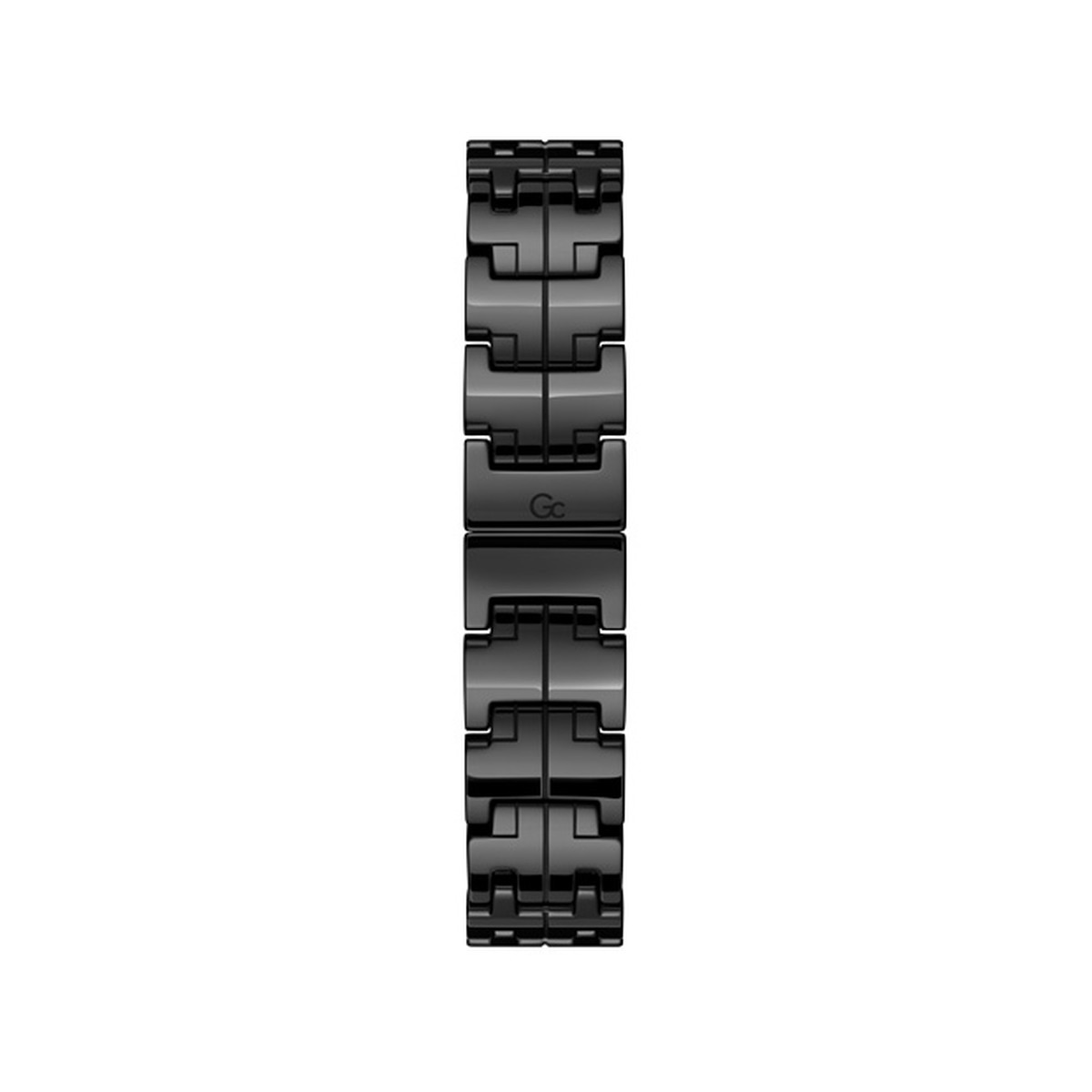 Montre Guess Collection femme acier doré rose céramique noire