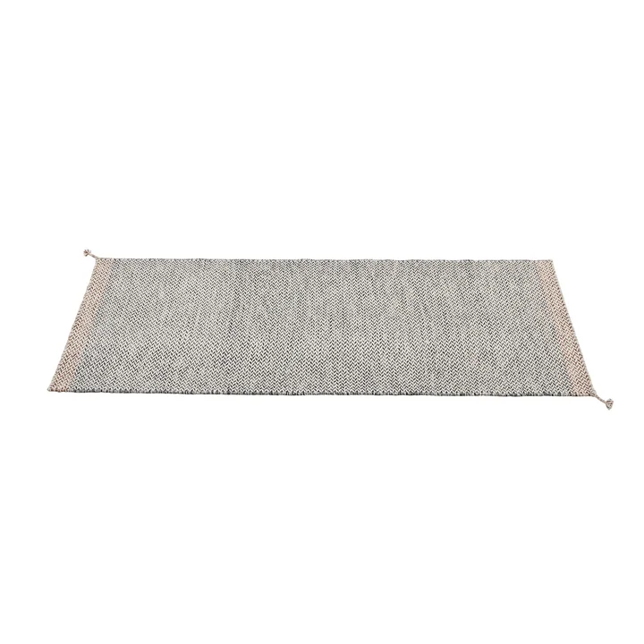 Muuto - Ply Teppichläufer, 80 x 200 cm, schwarz-weiss