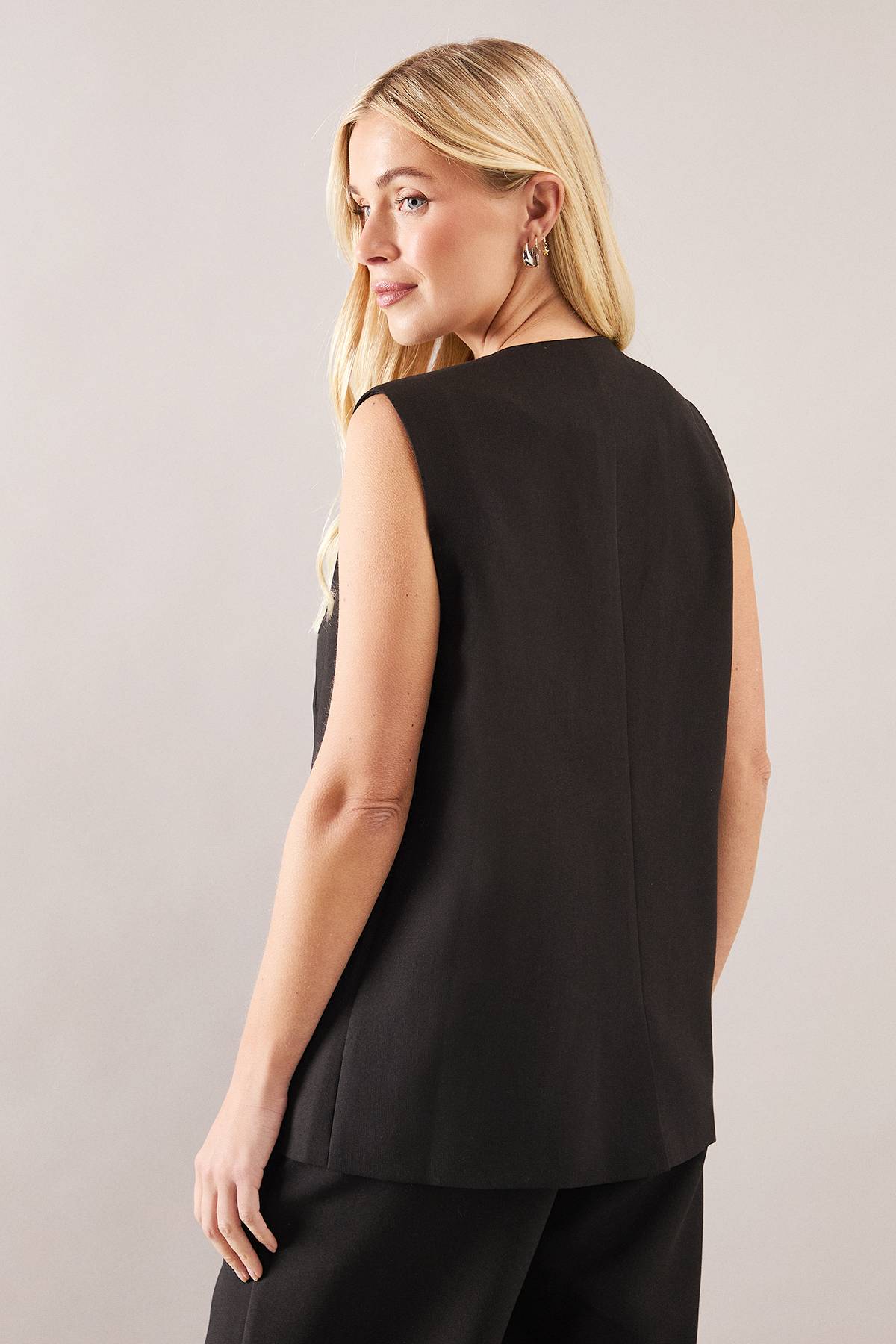 Wallis Gilet Petite à Trois Boutons