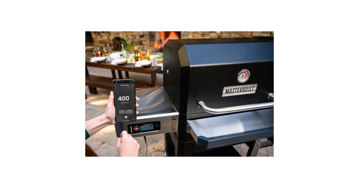 MasterbuiltGravity Series 1050 Digital Charcoal Grill + Smoker houtskoolbarbecue  (Zwart)