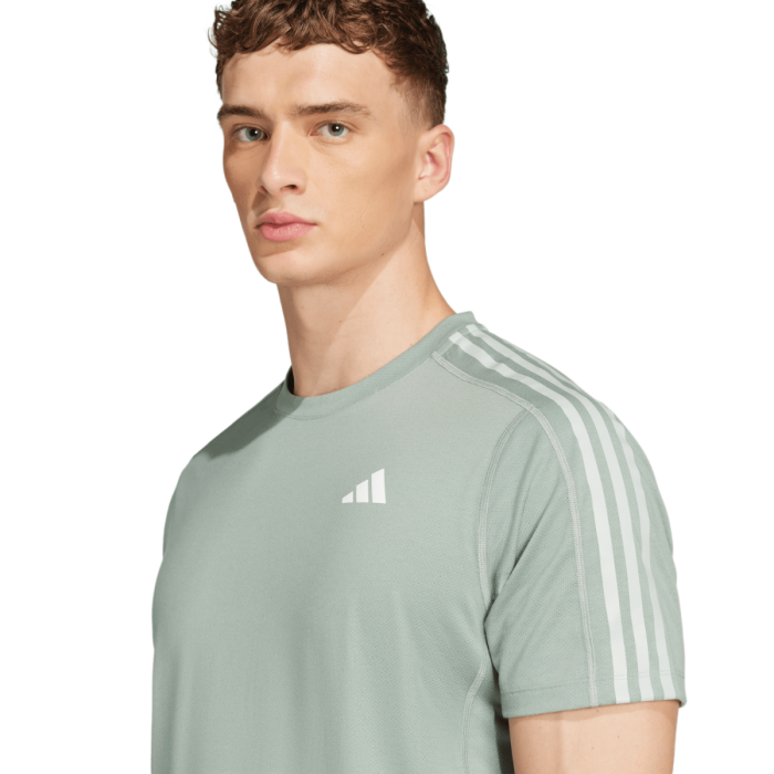adidas Herre T-shirts Own The Run E 3S T-shirt Grøn