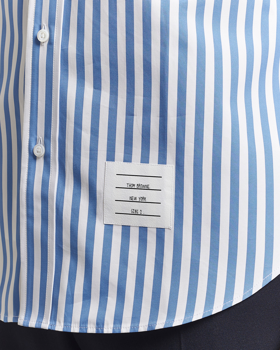 Thom Browne Short Sleeve Button Down Shirt Medium Blue
