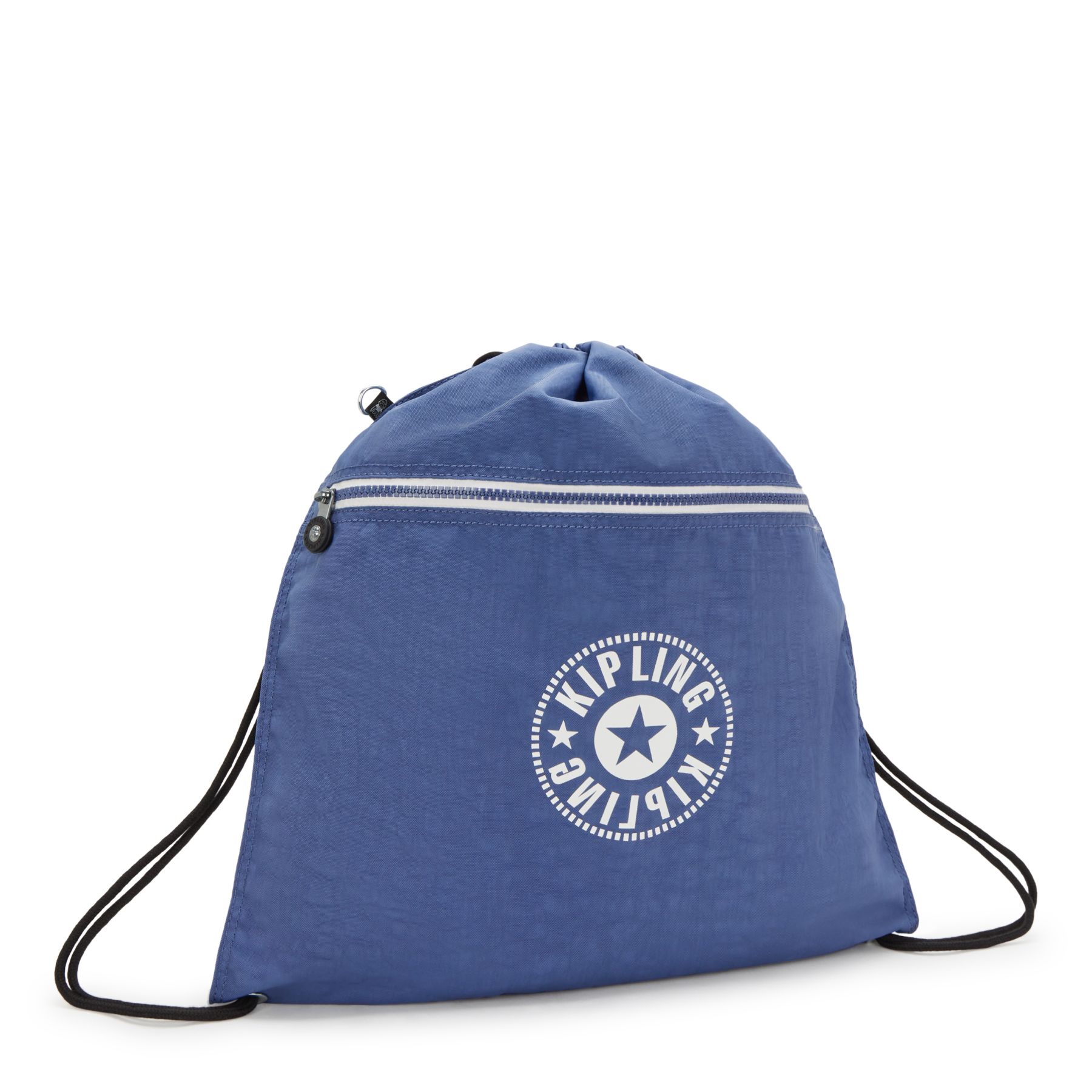 SUPERTABOO Sac Moyen avec Cordon de Serrage et Poche Frontale - Blue Lover Combo