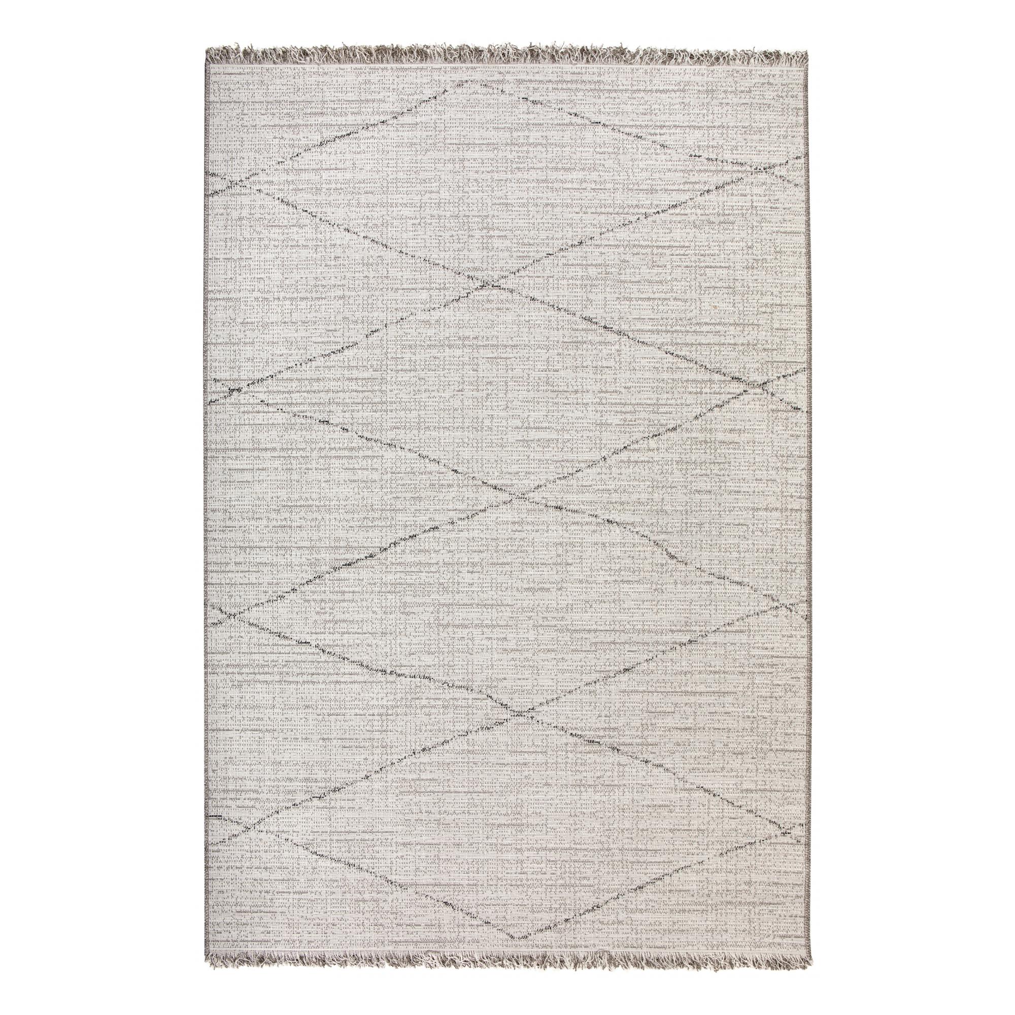 Tapis tweed outdoor neige 160 x 230 cm