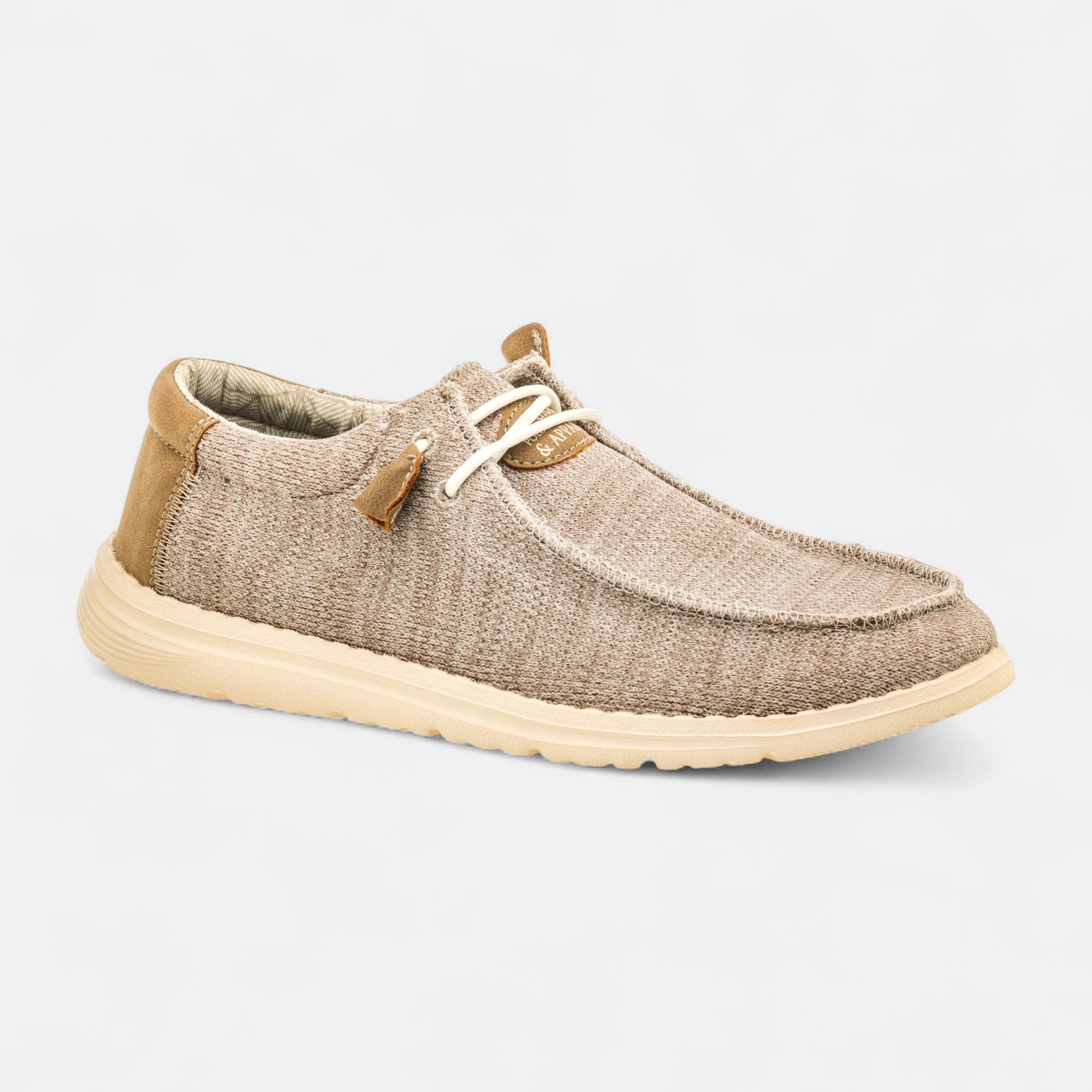 Baskets en toile Homme beige
