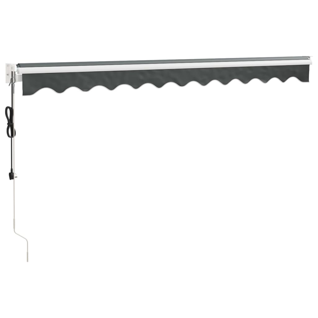 Auvent rétractable automatique anthracite 3x2,5 m
