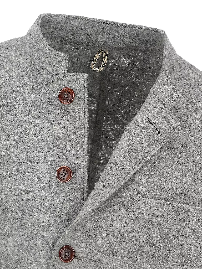 LUIS TRENKER Sakko Slim Fit LUIGIS hellgrau