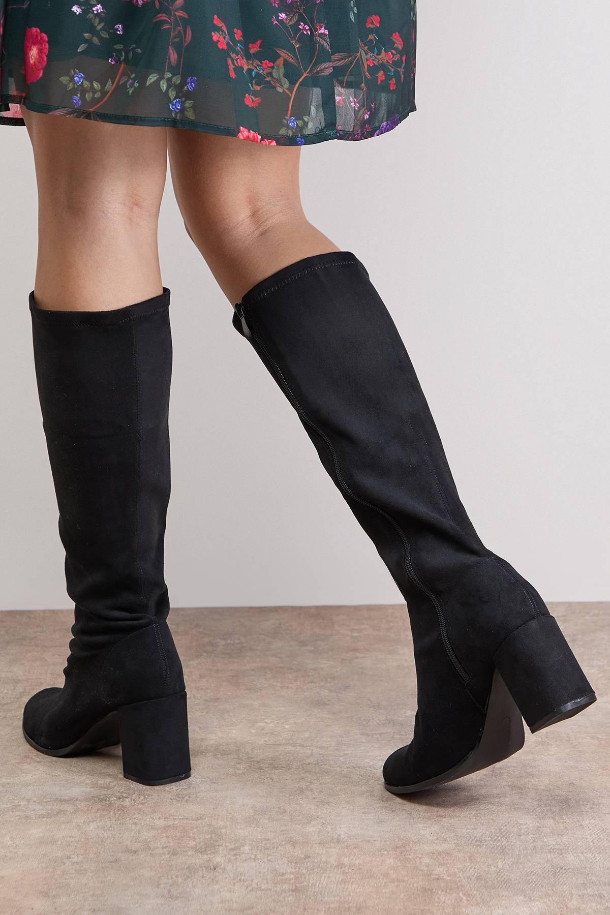 Oasis Bottes Chaussettes Hautes Rylee en synthétique à Talon Bloc