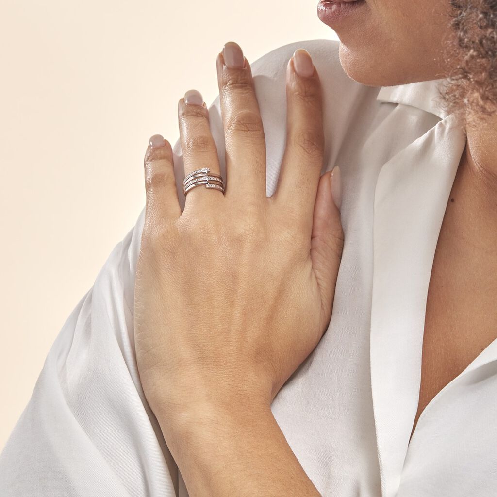 Bague Eleonore Or Blanc Diamant