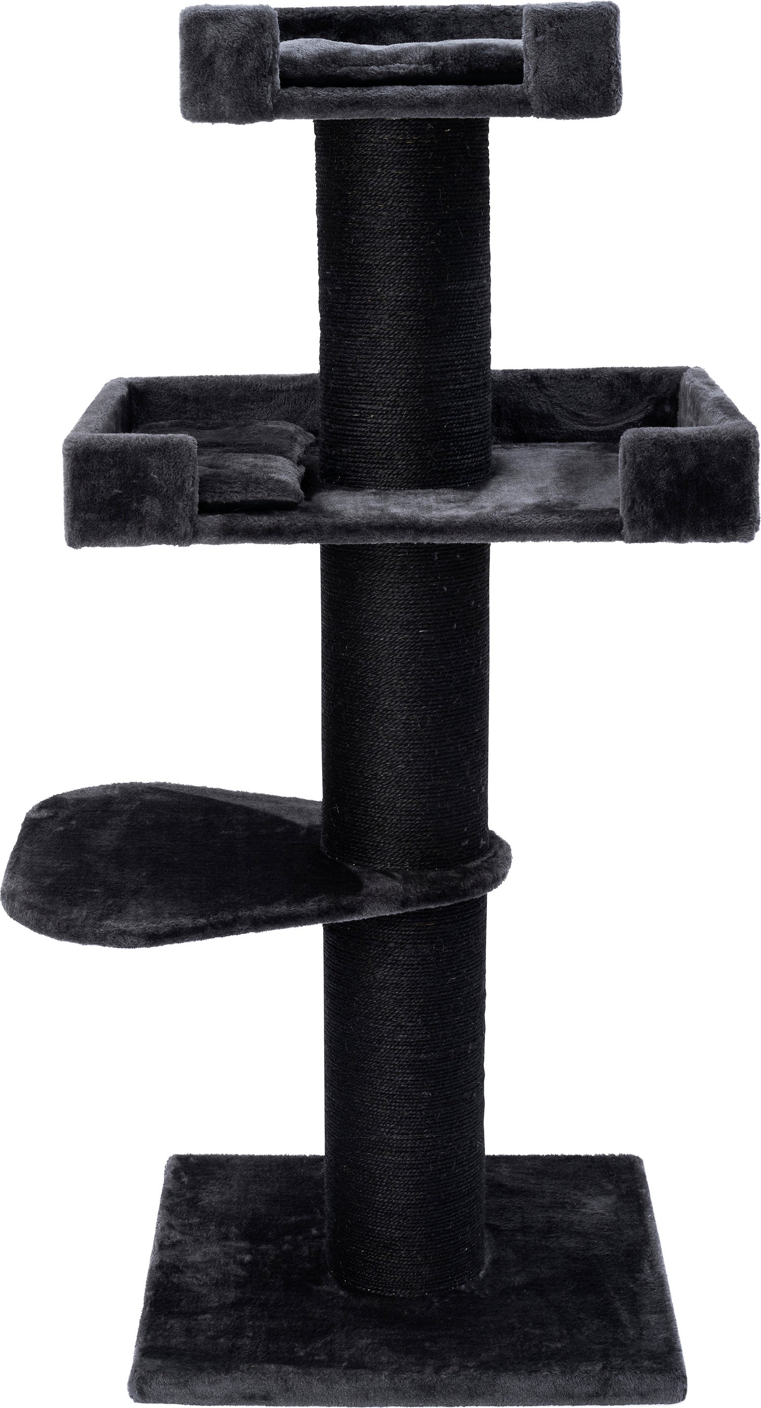 Intratuin krabpaal Bas zwart 60 x 60 x 146 cm
