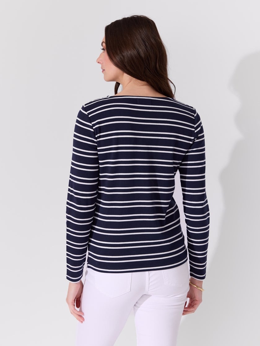 Sienna topp Navy Blazer
