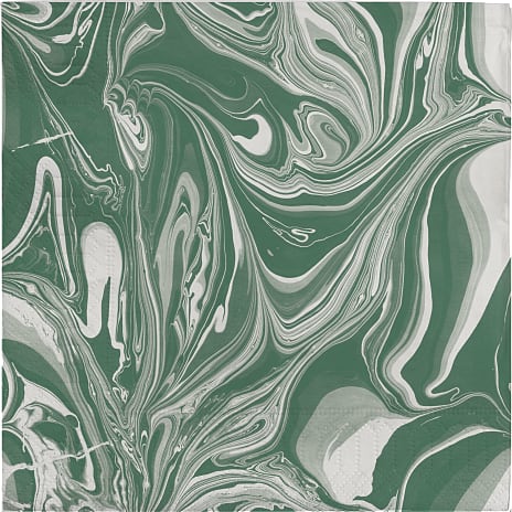 Mønstrede servietter 33x33 cm 20-pak